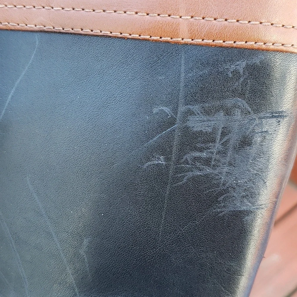 NWOT RALPH LAUREN  TONE RIDING POLO TALL BOOTS Women's 7.. Scratches! - Picture 3 of 11